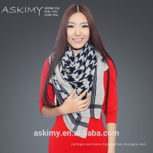 2015 winter 100% wool knitted scarf